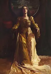 Isabella 1904 by Sydney Long, 1904, oil on canvas, offered Mar 2012
