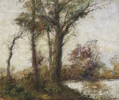 Frederick McCubbin, The Sheltered Pool c1911, c1911, oil on canvas