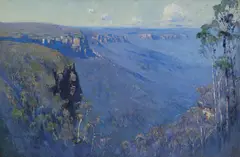 Gerald Fitzgerald, Leure, Blue Mountains 1904, 1904, oil on canvas