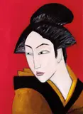 Robert Dickerson, Tokyo Geisha, synthetic polymer paint on canvas