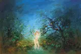 David Boyd, Angel in an Apple Tree 1974, 1974, oil on canvas