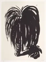 Palms 3 1975 by Brett Whiteley, 1975, screenprint, sold Mar 2012