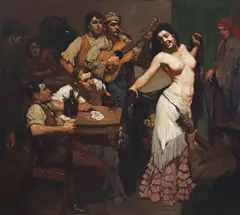 Henry Hanke, La Gitana 1936, 1936, oil on canvas