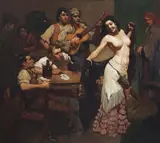 Henry Hanke, La Gitana 1936, 1936, oil on canvas