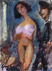 Garry Shead, Model in Front of a Window 2001, 2001, oil on printed photographic image