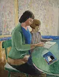 Roland Wakelin, The Reading Lesson 1930