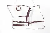 John Kelly, Obscure Logo (rusted) 2002, 2002, laser cut mild steel