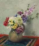 Rupert Bunny, Still Life - Mixed Flowers c1927-32