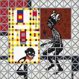 Gordon Bennett, Home Decor (Preston + De Stijl = Citizen) Life in the Rhythm Section 1996