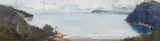 Calm Morning, Sirius Cove 1907 by Arthur Streeton, 1907, oil on panel, sold Dec 2011