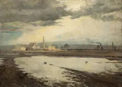 Frederick McCubbin, Dudley Flats, West of Melbourne c1880s, c1880s