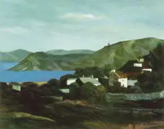 Crookhaven by Ray Crooke, oil on board, sold Dec 2011