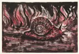 Peter Booth, Flames and Snail