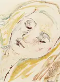 Joy 1953 by Charles Blackman, 1953, monotype, sold Dec 2011