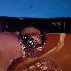 Miner 1972 by Sidney Nolan, 1972, oil on composition board, sold Dec 2011