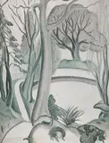 Roy De Maistre, Mural Study 'Lake'