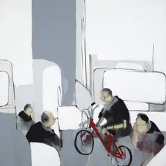 Anthony Lister, In Transit #5 2005, 2005, mixed media on canvas