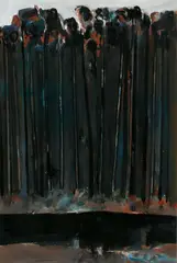 Fred Williams, Untitled c1958, c1958, gouache on paper on board