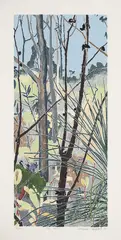 The Bush 1988 by Cressida Campbell, 1988, colour screenprint, sold Sep 2011