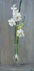 Jonquils by Arthur Streeton, oil on canvas, sold Sep 2011
