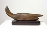 Alexander Archipenko, Lying Horizontal Figure 1957, 1957, polychromed bronze