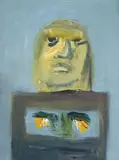 Mother and Armour 1979 by Sidney Nolan, 1979, oil on composition board, sold Sep 2011