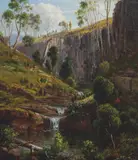 Eugene von Guerard, Ravine near Glenlyon, Upper Loddon 1870