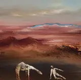 Landscape - Man and Camel 1966, Menzies 2011