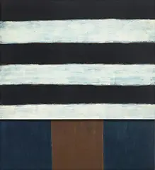 Sean Scully, Wait 1986, 1986, oil on canvas (two panels)