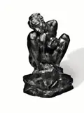 Auguste Rodin, La Femme accroupie, grand modèle avec une Terrasse plus haute, bronze