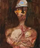 John Olsen, Young Miner 1985, 1985, oil on canvas