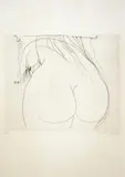 Brett Whiteley, Woman Under the Shower 1976, 1976, etching