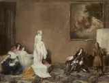 Court of Appeal - A Restoration Venus 1918 by Norman Lindsay, 1918, watercolour on paper, offered Sep 2011