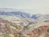 Rapid Bay 1936 by Hans Heysen, 1936, watercolour on paper, sold Sep 2011