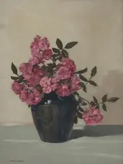 Still Life by George Houston, oil on canvas, sold Sep 2011