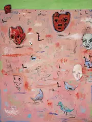 Peter Walsh, Anxious Landscape, oil on canvas