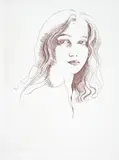 Brett Whiteley, Catherine 1984, 1984, etching