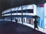 Robert Dickerson, Untitled (Street Scene) c1979, c1979, oil on canvas