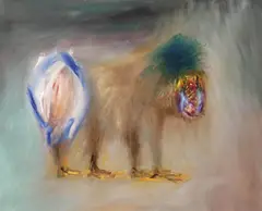 Ape 1963 by Sidney Nolan, 1963, oil on composition board, sold Jun 2011