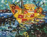 John Perceval, The Beautiful Seagulls at Port Melbourne c1985