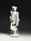 Jacques Lipchitz, Arlequin à la Clarinette, marble