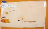 The Orange Table 1978 by Brett Whiteley, 1978, oil, mixed media and collage on board, sold Jun 2011