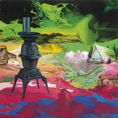 One of These Things First 2007 by Stephen Bush, 2007, oil on canvas, sold Jun 2011