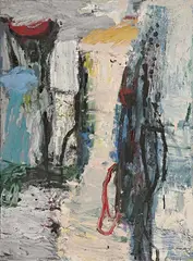 Ann Thomson, Through 1999, 1999, oil on canvas