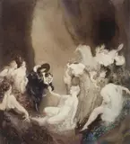 Norman Lindsay, At the Ball