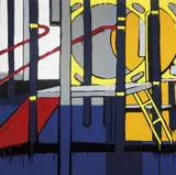 Jasper Knight, Red Slide and Yellow Ladder 2009
