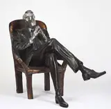 Linda Klarfeld, Big Chairman, resin with metal finishes