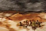 Jacqueline Hick, The Dark Country, oil on board