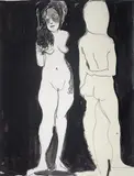 Charles Blackman, Standing Nudes