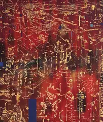Jon Cattapan, Day-City (Hoping; Dragon State) 1999-2000, 1999-2000, oil on linen